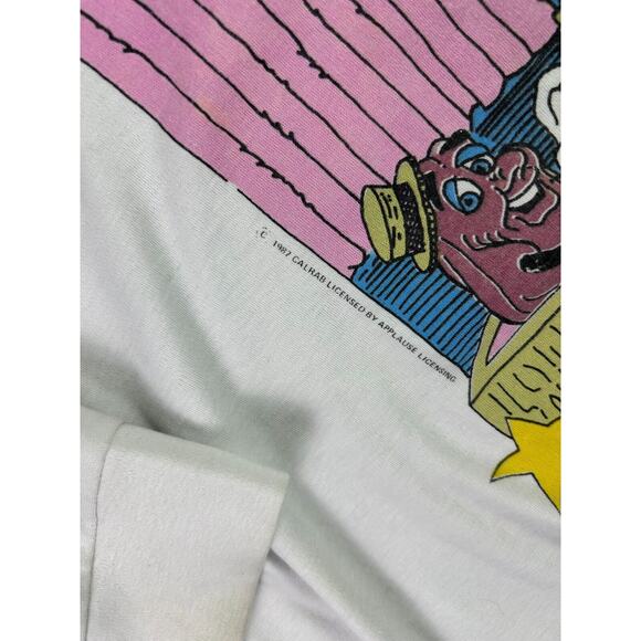 Vintage 1987 The California Raisins 3/4 Sleeve Sweatshirt Talent Night BJ Frog L - Picture 6 of 16